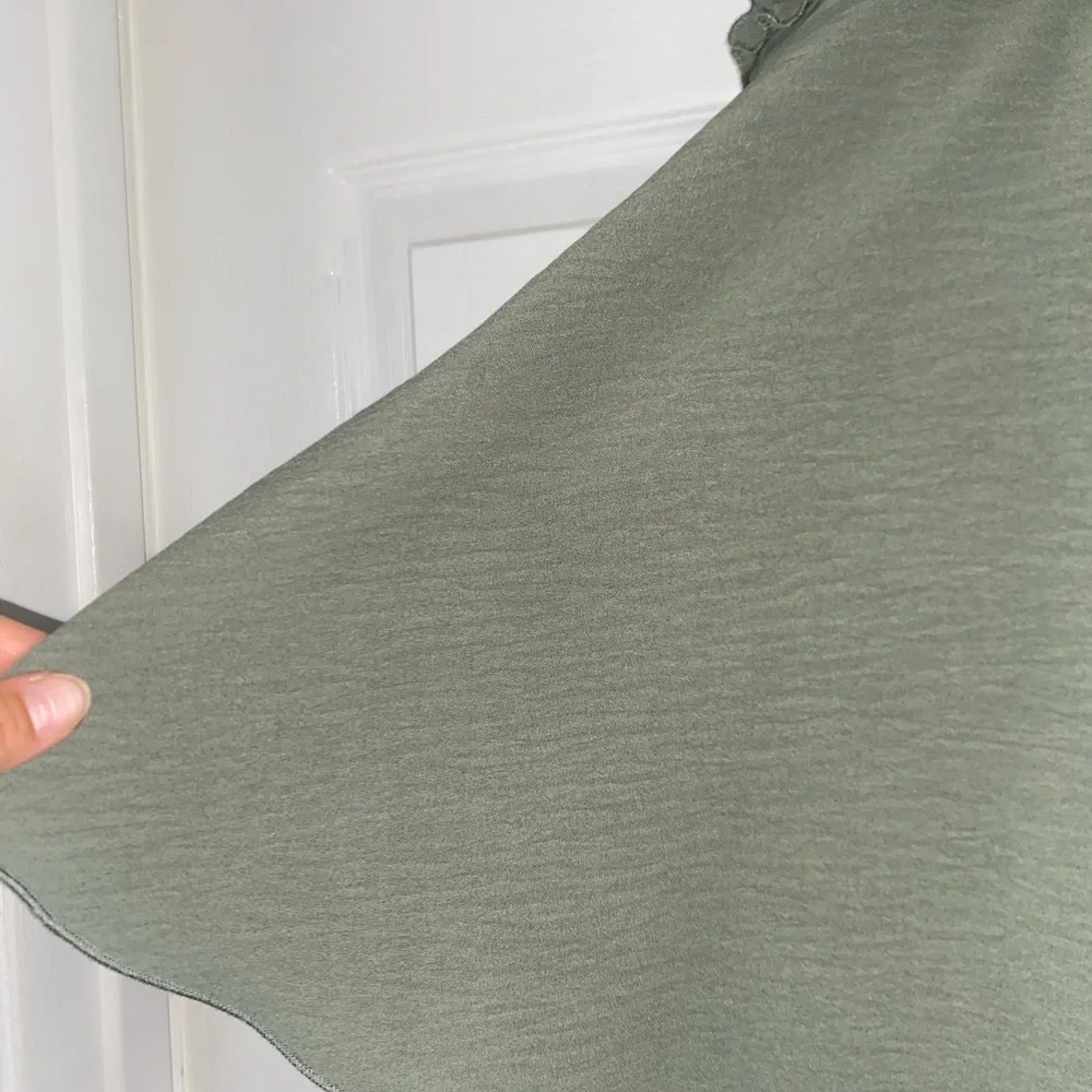 Green Ruffled Dress - Picture 2 of 6
